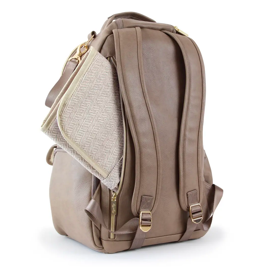 Vanilla Latte Boss Diaper Bag Backpack