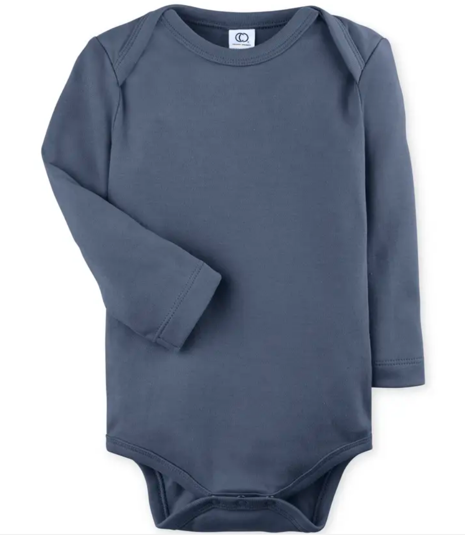 Long Sleeve Classic Bodysuit Steel