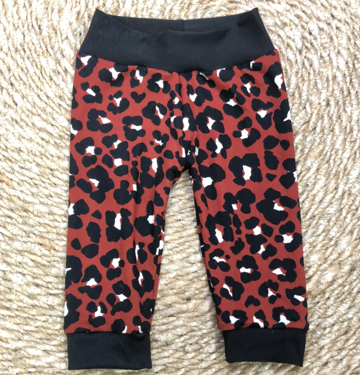 Rust Cheetah Joggers