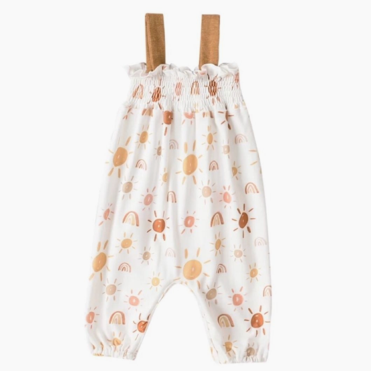 Tiny Shine on Me Smocked Ruffle Romper