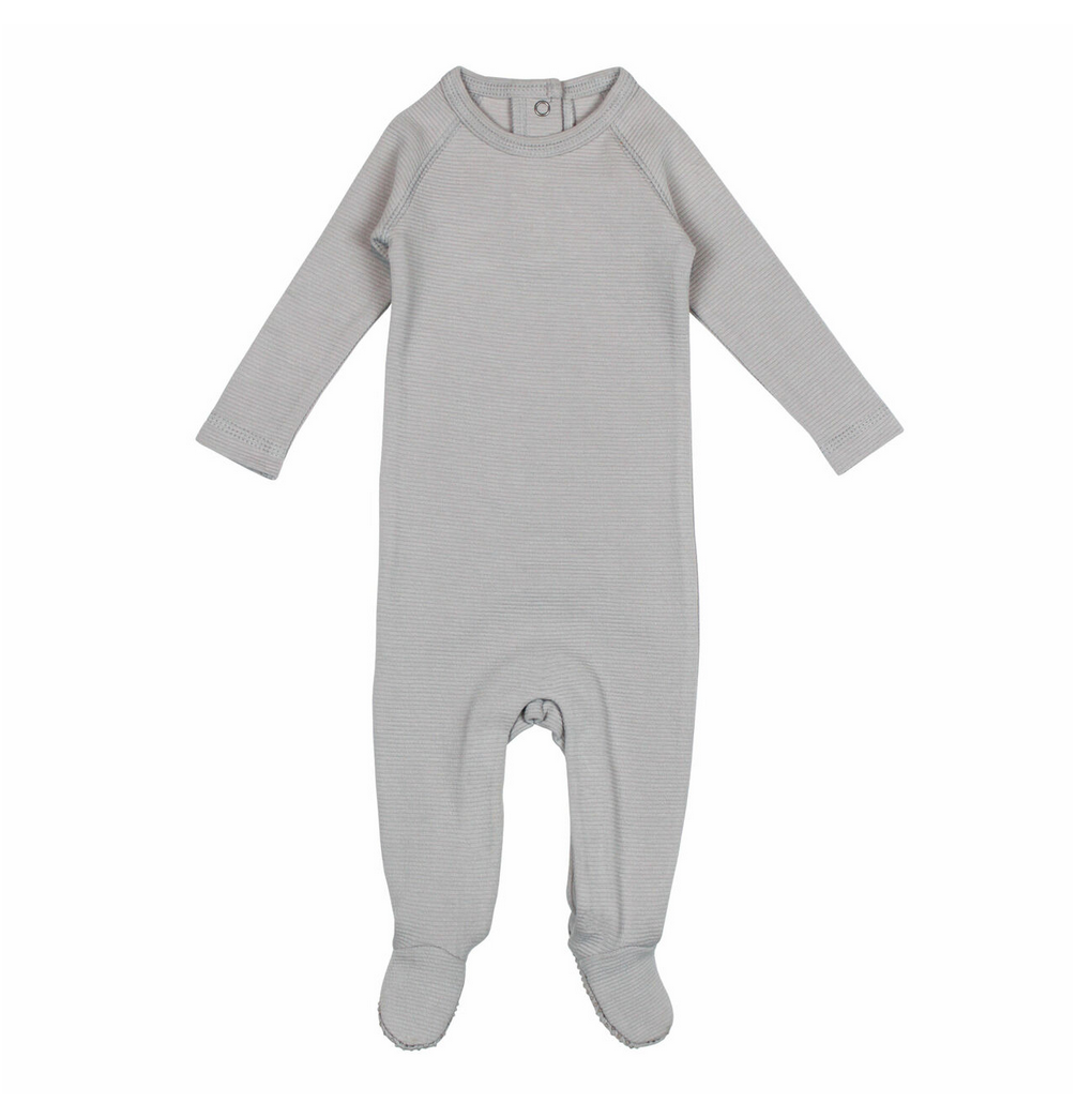 Corduroy Raglan Baby Footie Fog