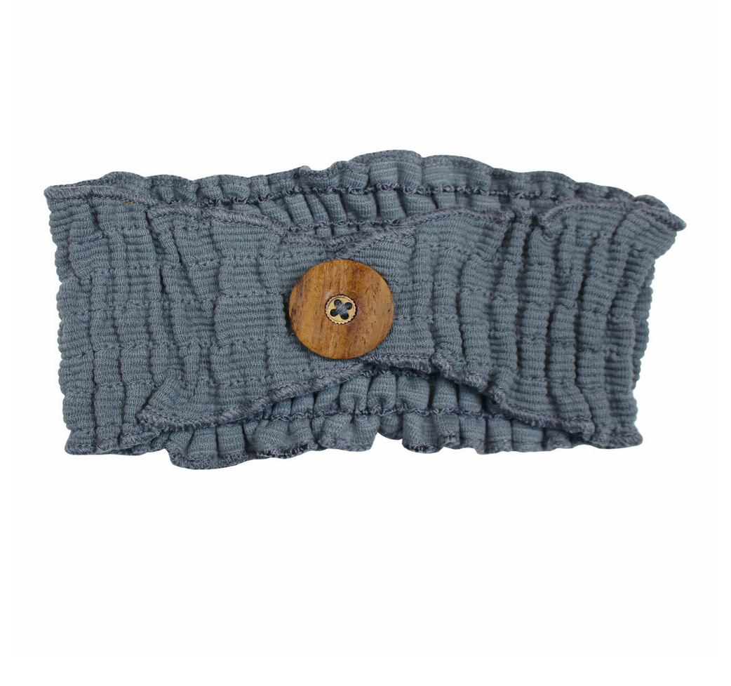 Corduroy Headband in Moonstone