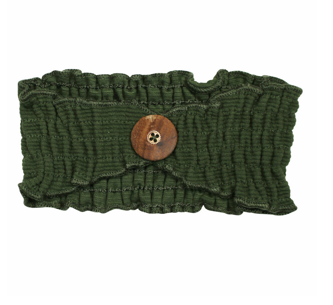 Corduroy Headband in Forest
