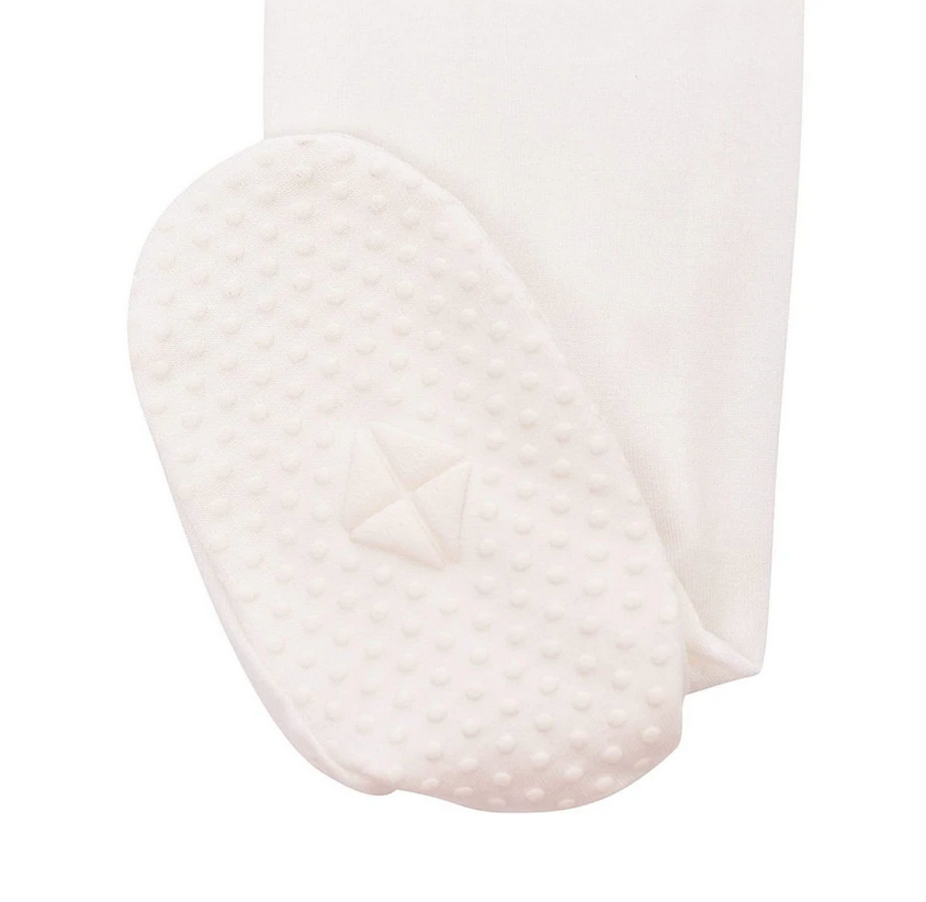 Zippered Footie in Cloud