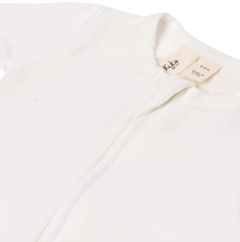 Zippered Footie in Cloud