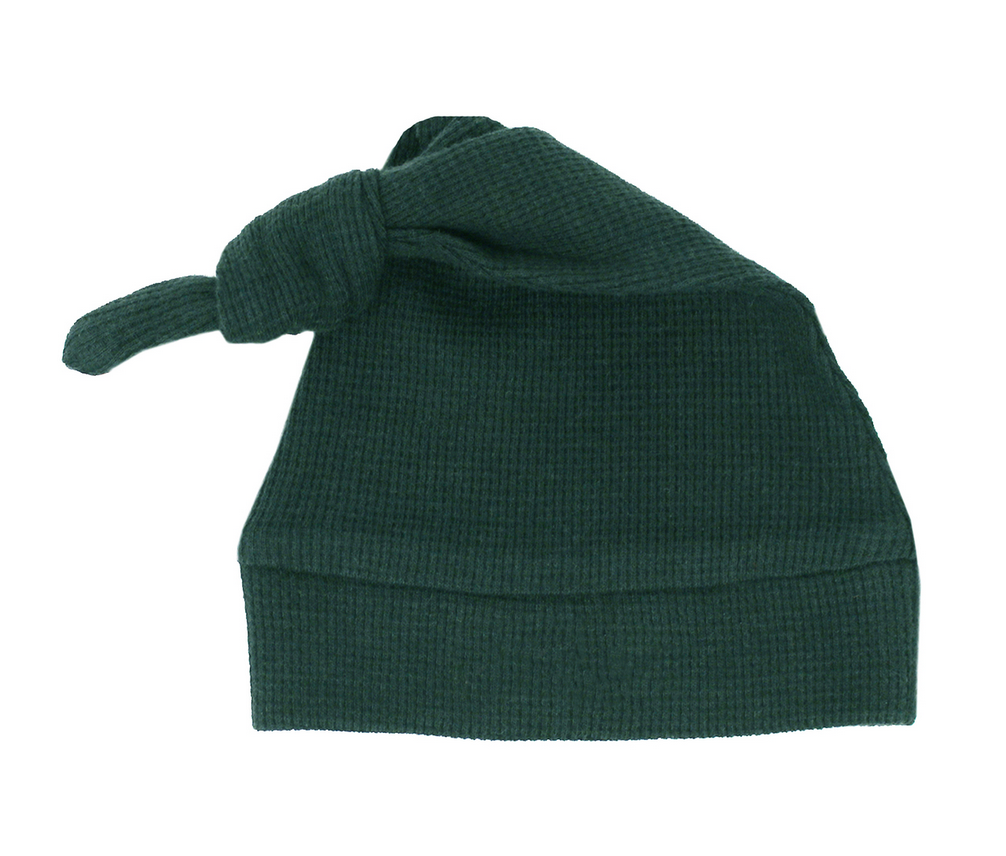 Organic Thermal Knotted Cap in Pine