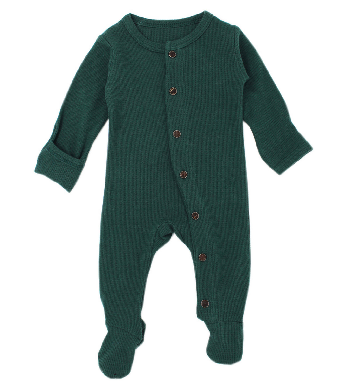 Organic Thermal Footie in Pine