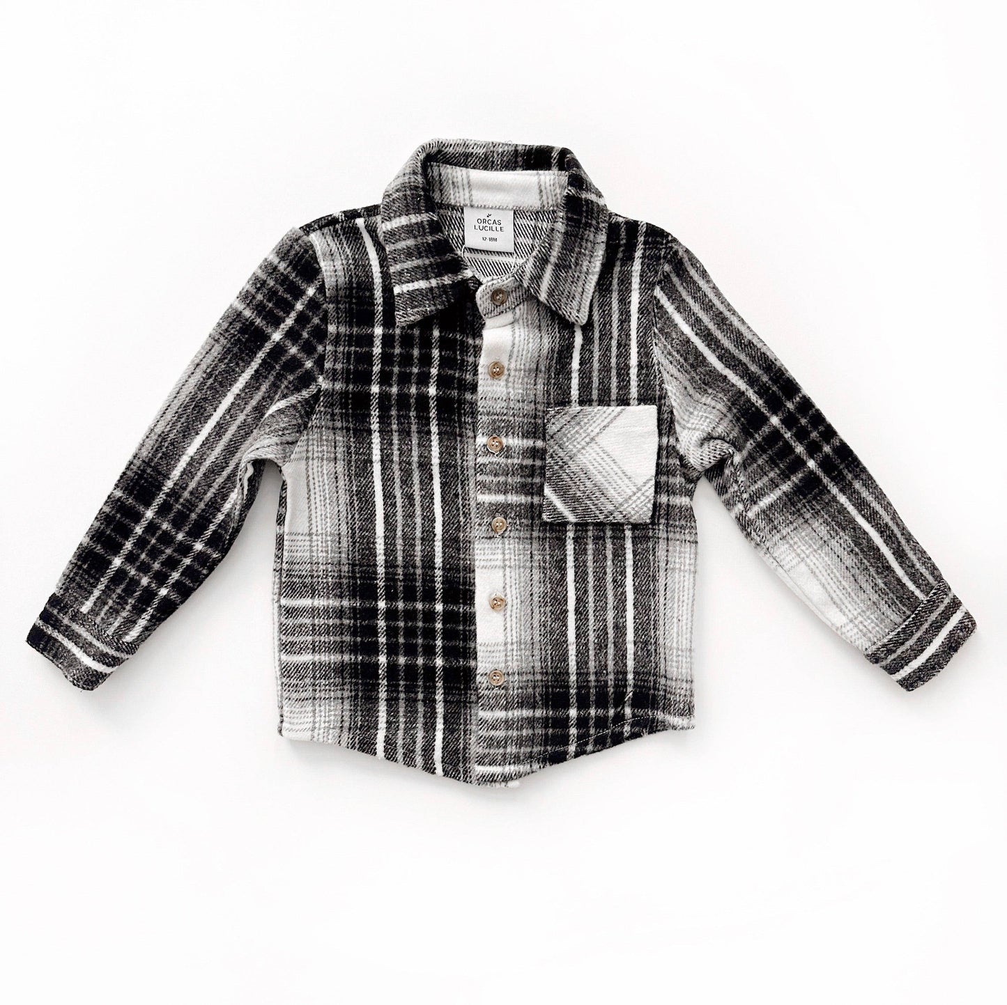 Flannel Shacket | B&W