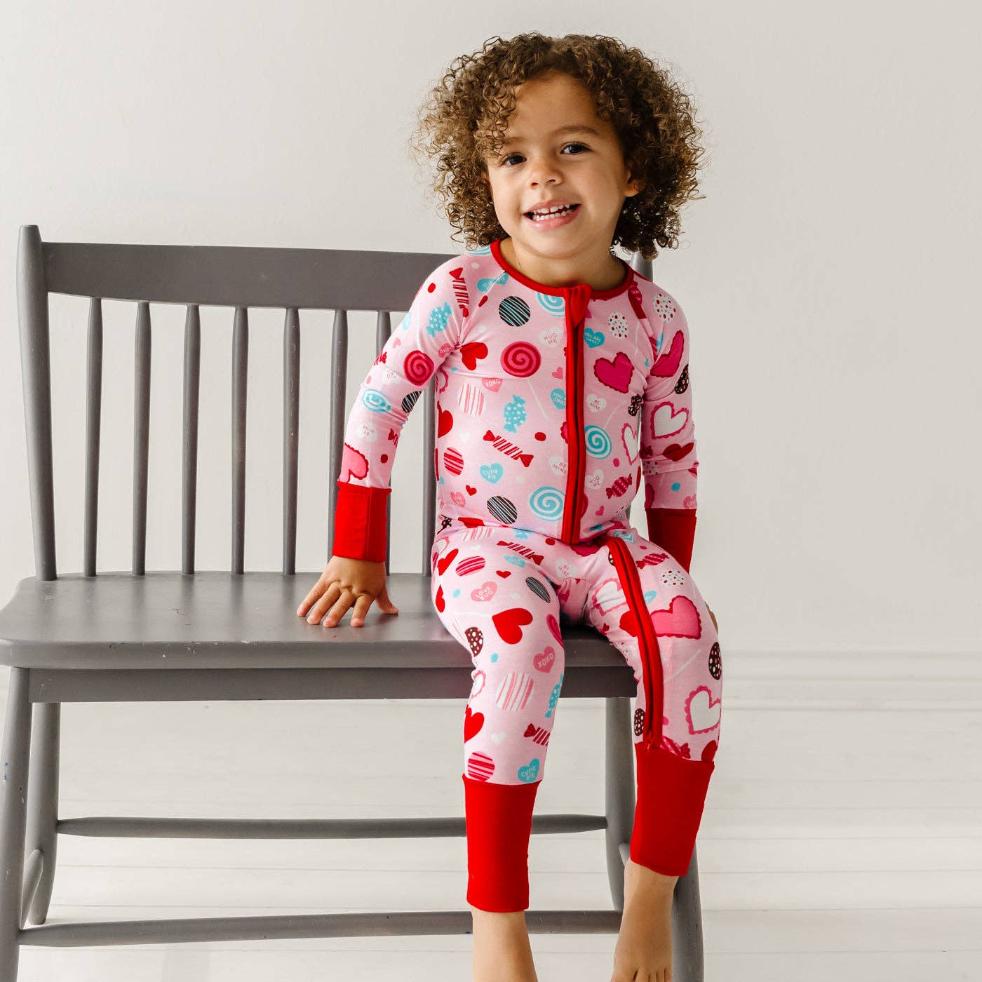 Pink Sweet Valentine Bamboo Viscose Zippy