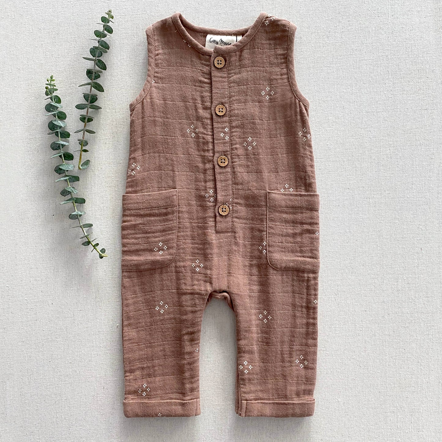 Tank Long Romper - Diamonds