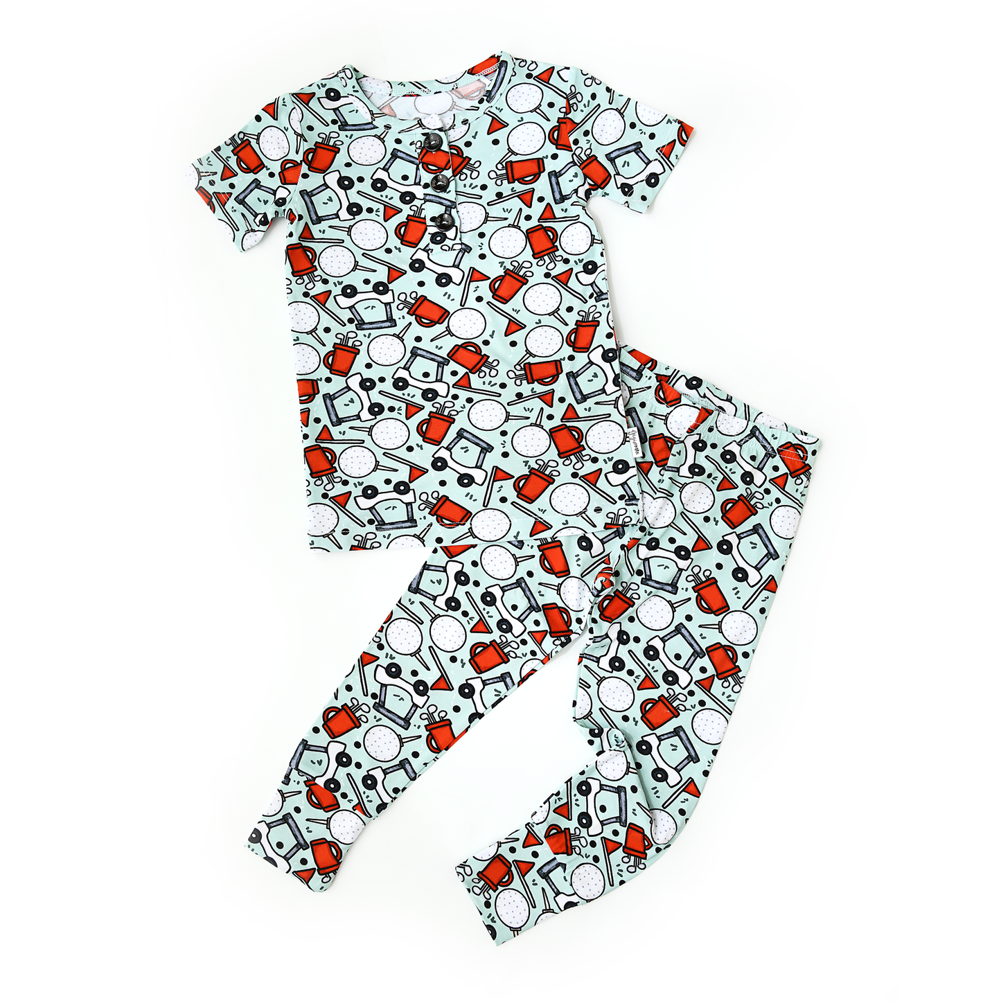 Caddie Golf Two-Piece Pajama Set