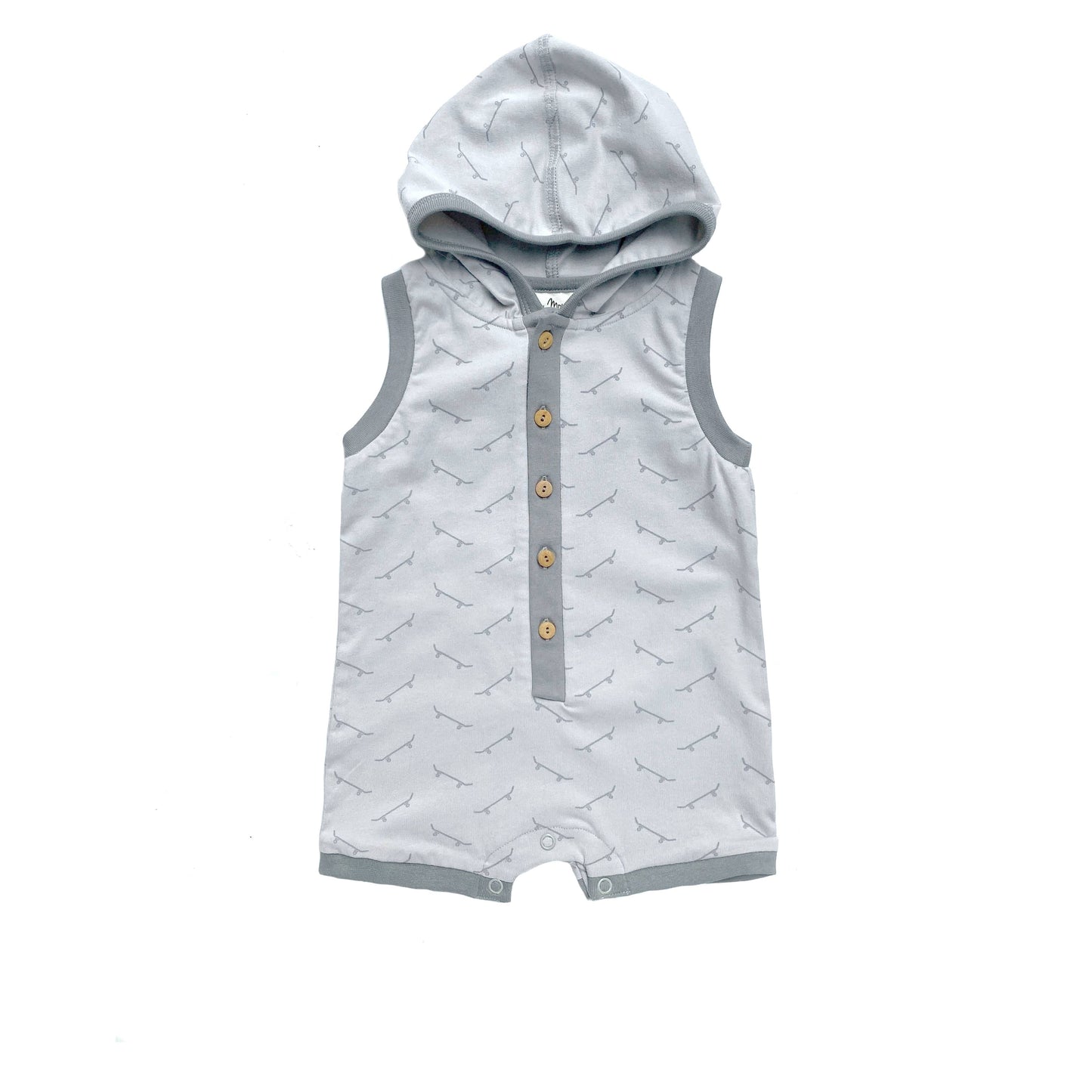 Short Hooded Romper Jersey