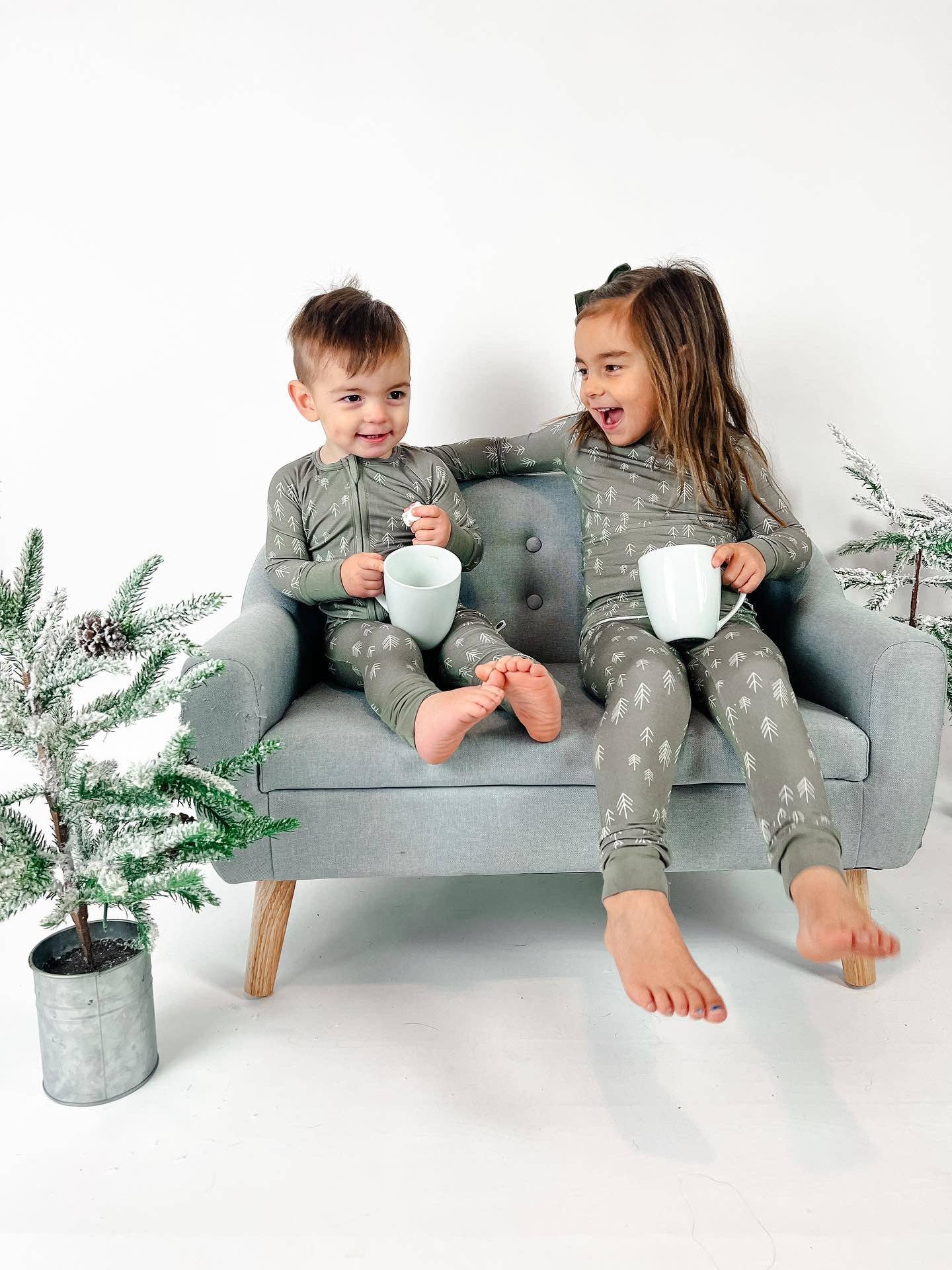 EVERGREENS | ZIP ROMPERS