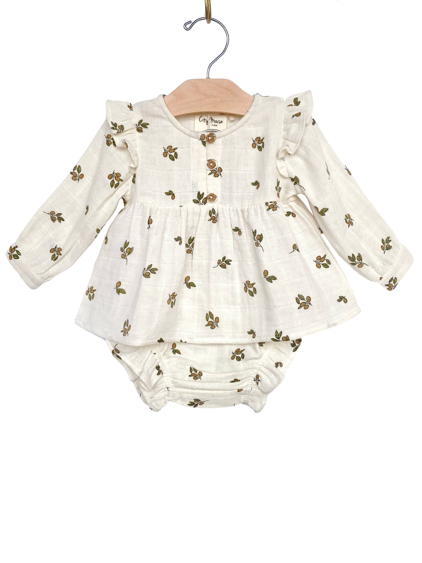 Muslin Flutter Tunic Set
