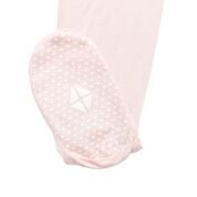Zippered Footie in Blush