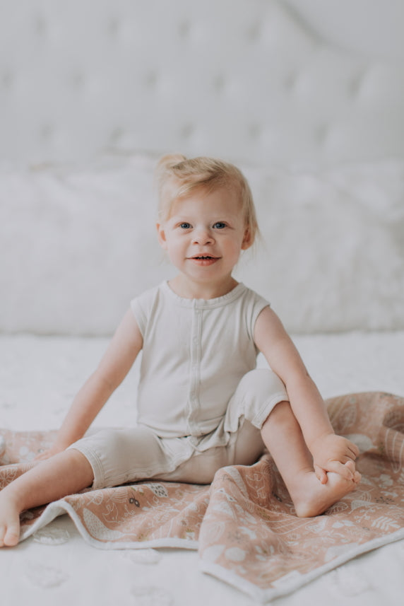 Reversible Muslin Quilt Mahogany