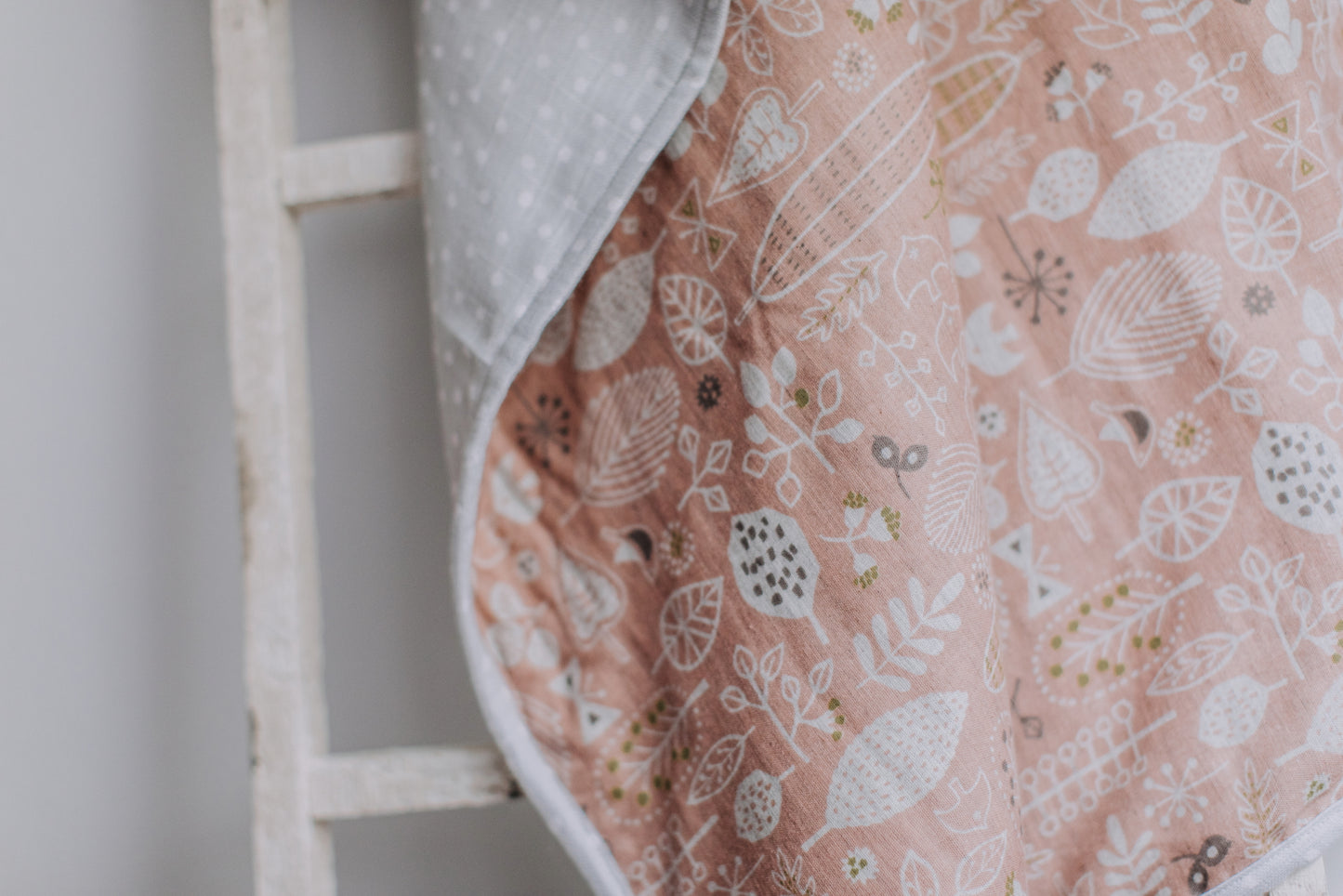 Reversible Muslin Quilt Mahogany