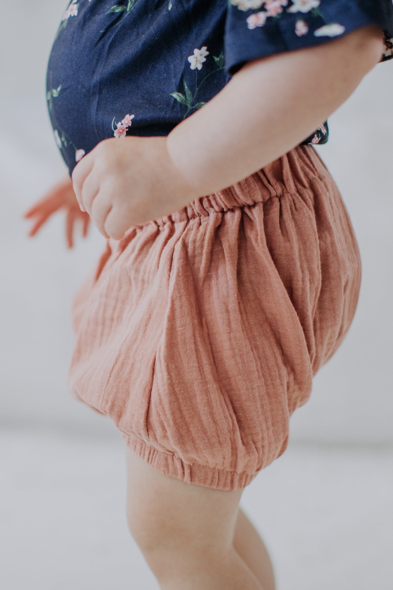 Gauze Baby Bloomers - Blush