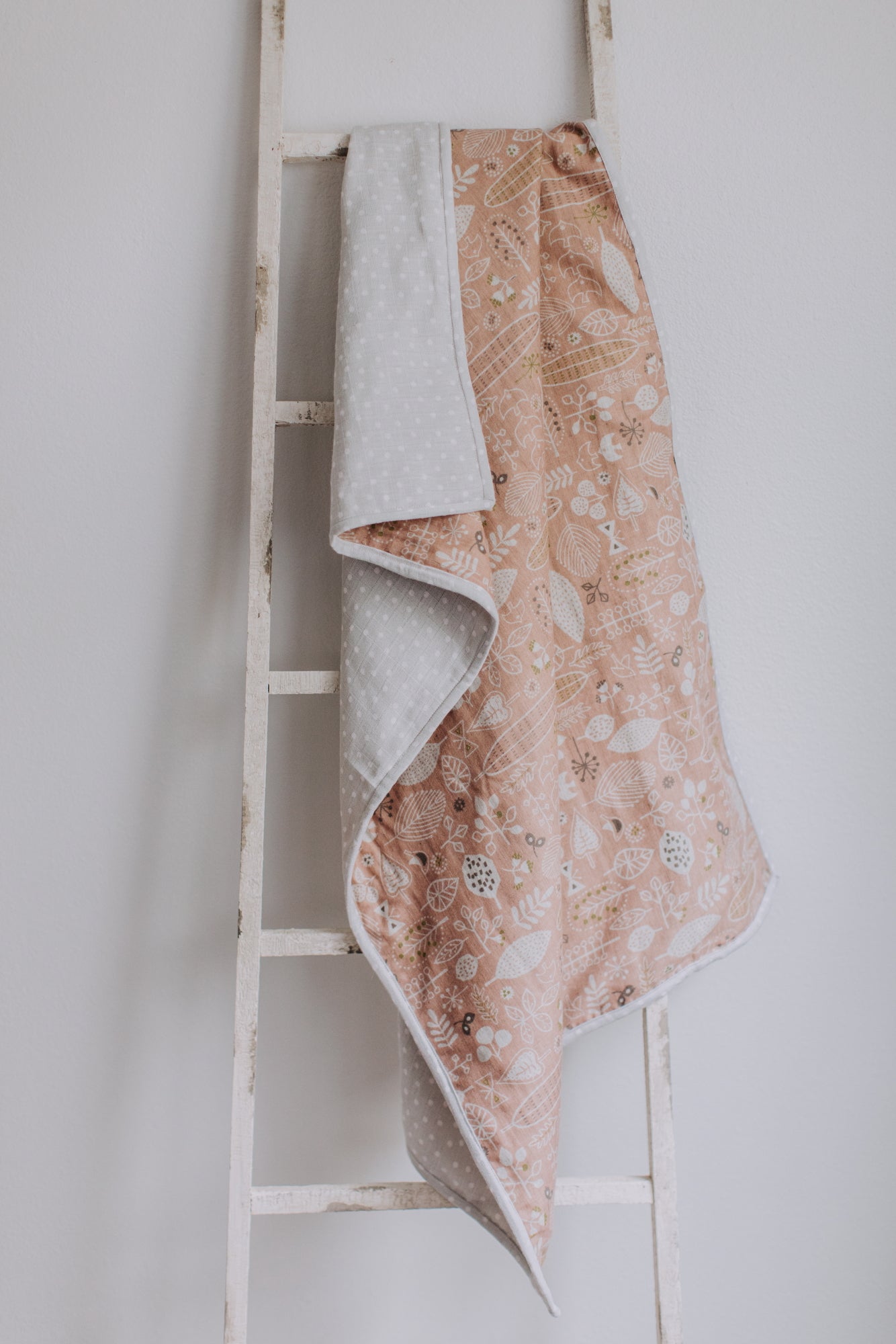Reversible Muslin Quilt Mahogany