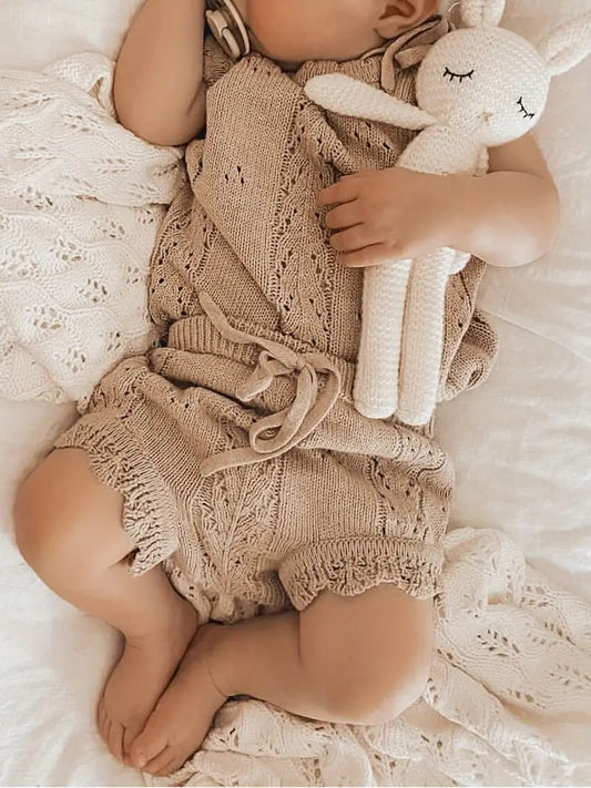 Neutral Knit Matching Set