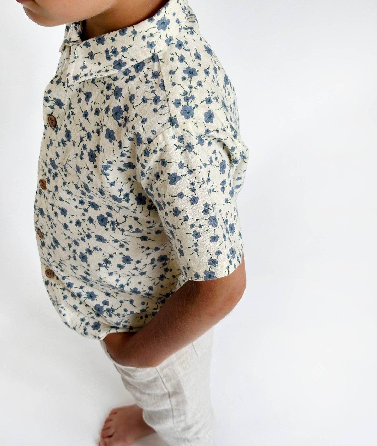 Boys Dress Shirt Floral | Ellis