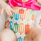 Popsicle Pink Bow One Piece Swimsuit
