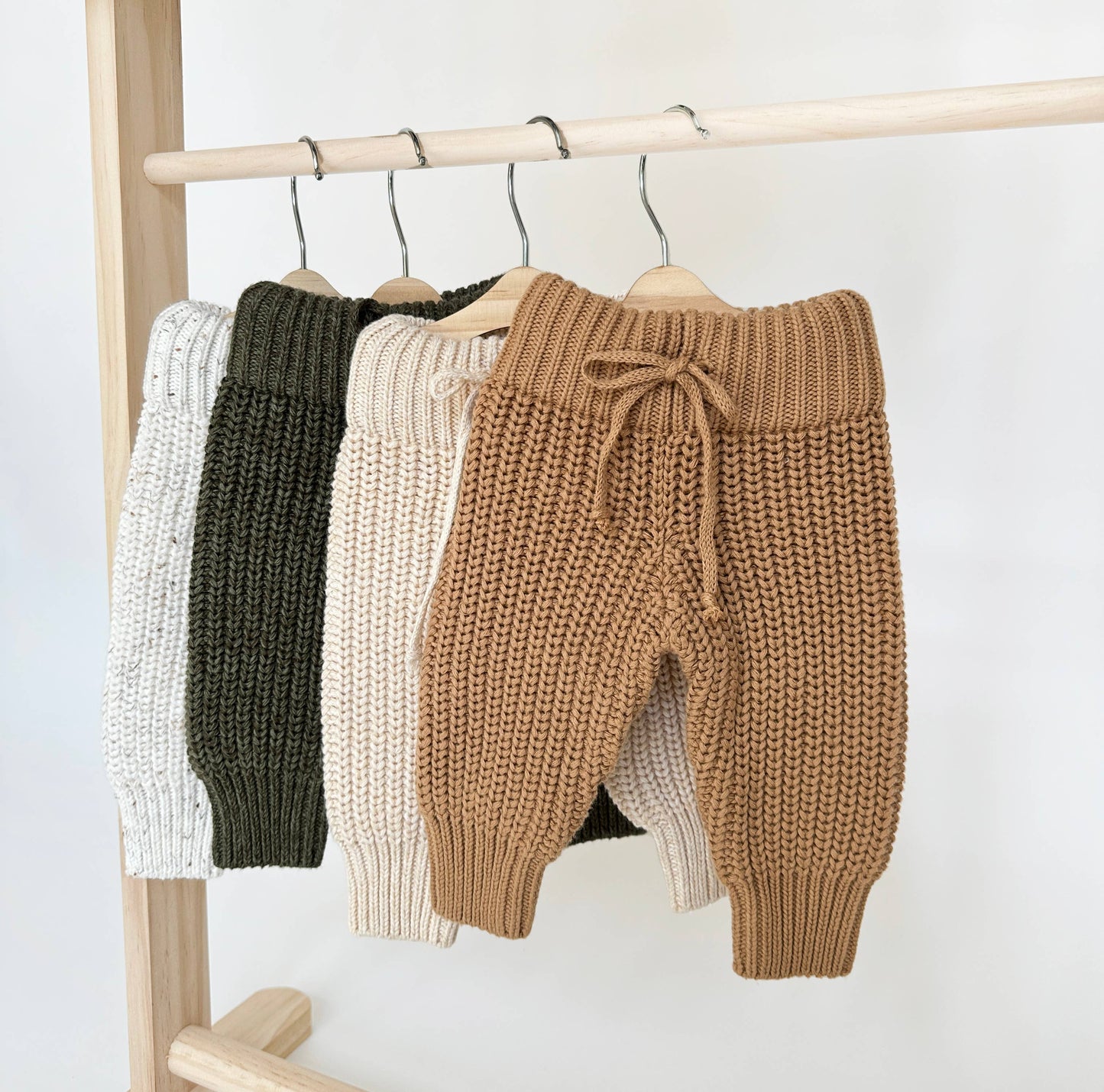 Baby Knit Pants Cotton Chunky | Braided Pants