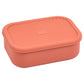 Terracotta Orange Silicone Bento Lunch & Snack Box