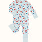 Bamboo Zippered Footie | Popsicles & Stars | 4th of July