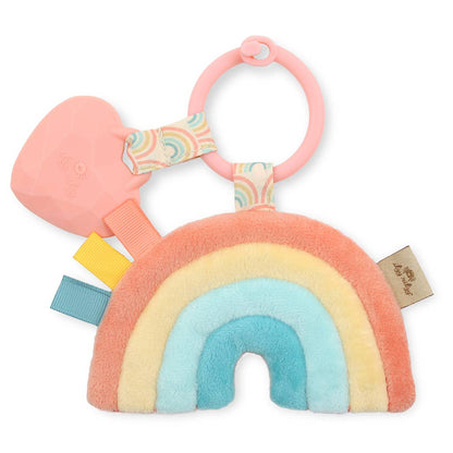 Itzy Pal™ Plush + Teether | Rainbow