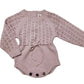 Zoya Cotton Sweater Romper Baby Outfit