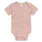 Organic Baby Afton Bodysuit - Candice Floral / Dusty Mauve