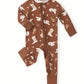 Cowboy Zippered Bamboo Footie