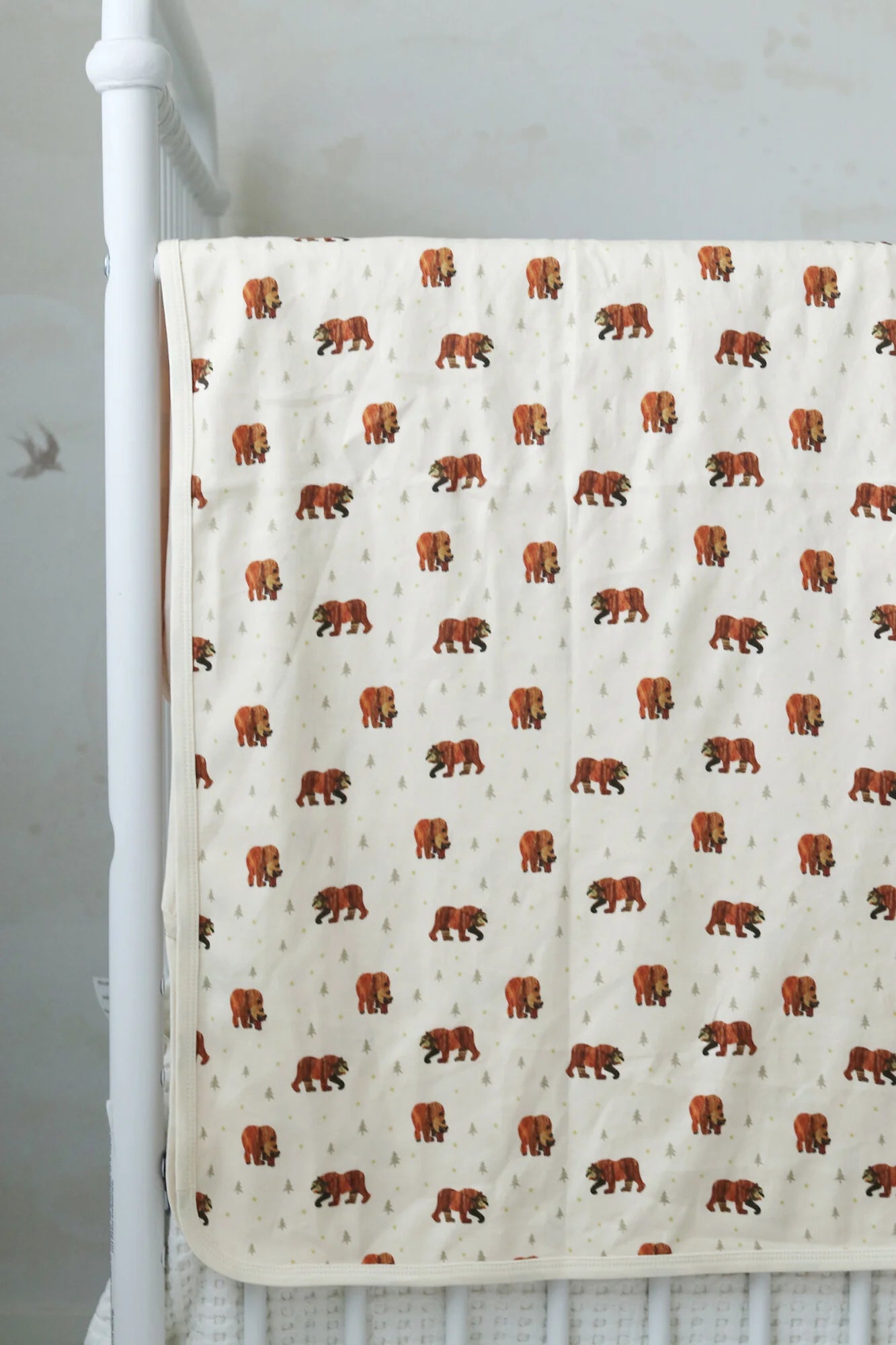 Organic Blanket in Brown Bear