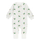 Organic Footless 2-Way Zipper Romper in Caterpillar