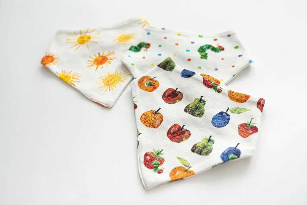 Organic Bandana Bib 3-Pack in Multi