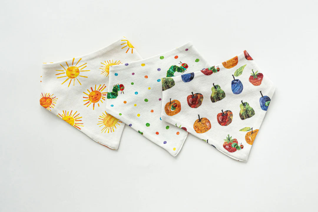 Organic Bandana Bib 3-Pack in Multi