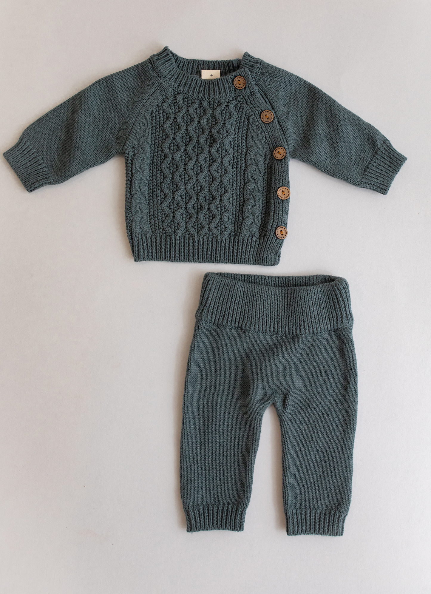 Sasha Cotton Sweater & Pants Set | Juniper Berry