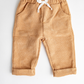 Corduroy Straight Pants | Khaki