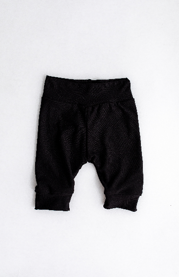 Solid Black Baby Joggers