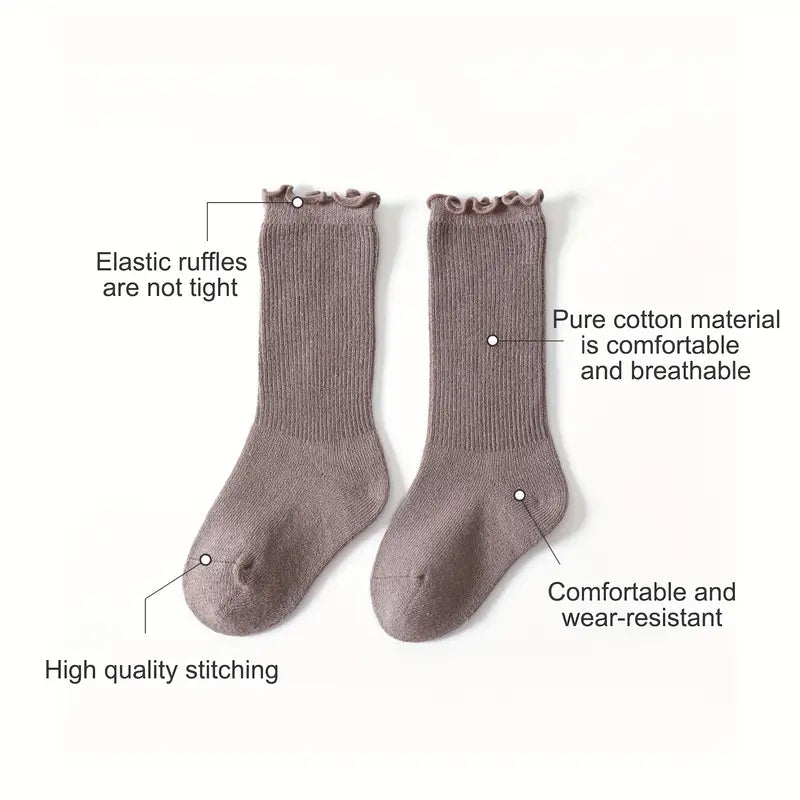 Knit Cozy Knee-High Socks