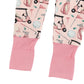 Girls Caddie Golf Zippered Footie | Pink