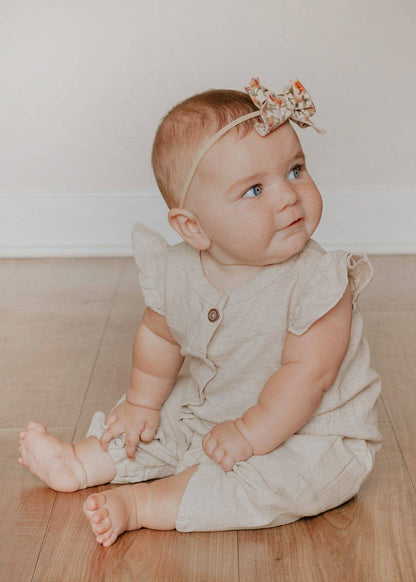 Melanie Romper | Solid Oat
