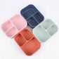 Dusty Blue Silicone Bento Lunch & Snack Box