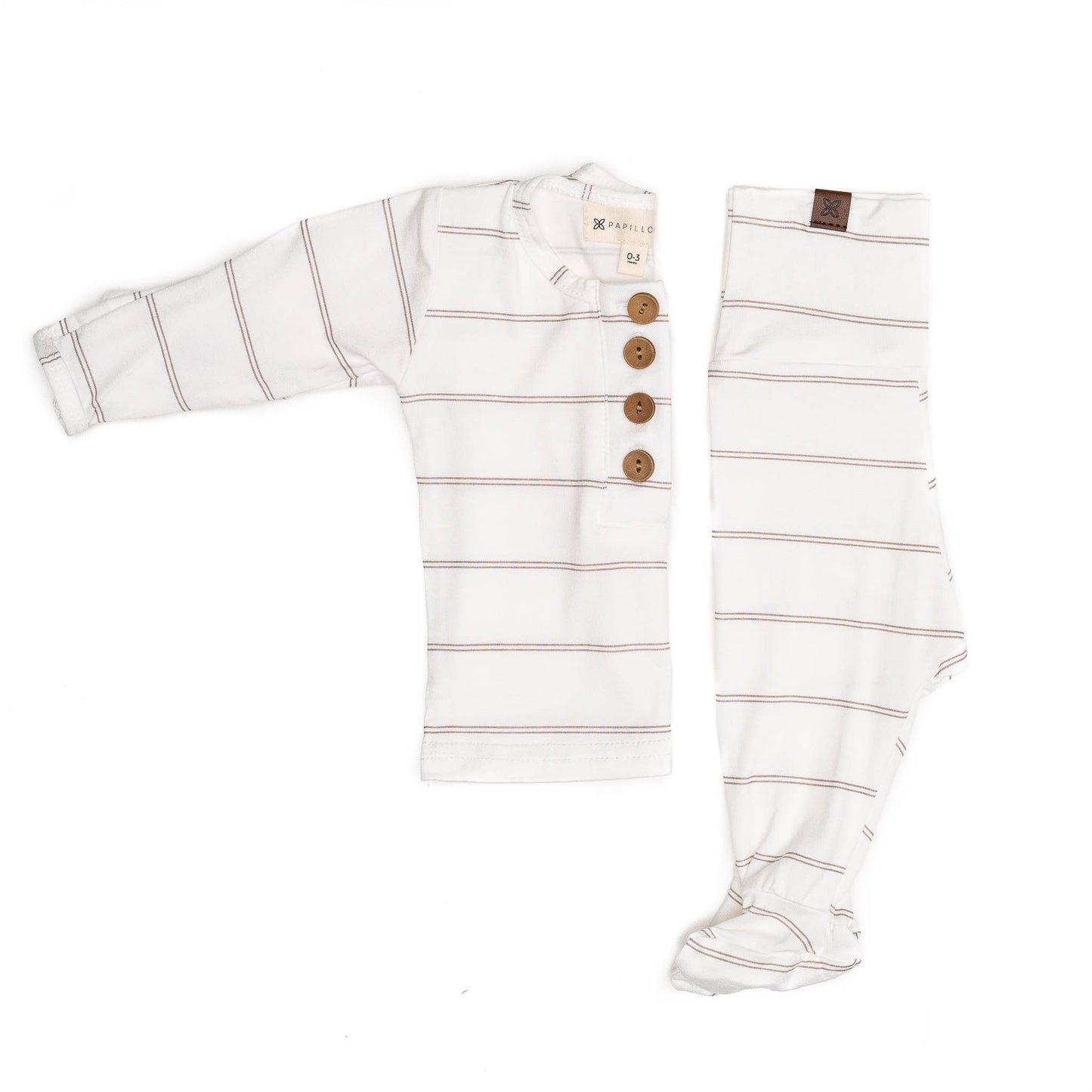 Neutral Baby Set | Fawn Stripe