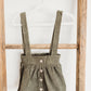 Fallon Corduroy Suspender Skirt - Olive