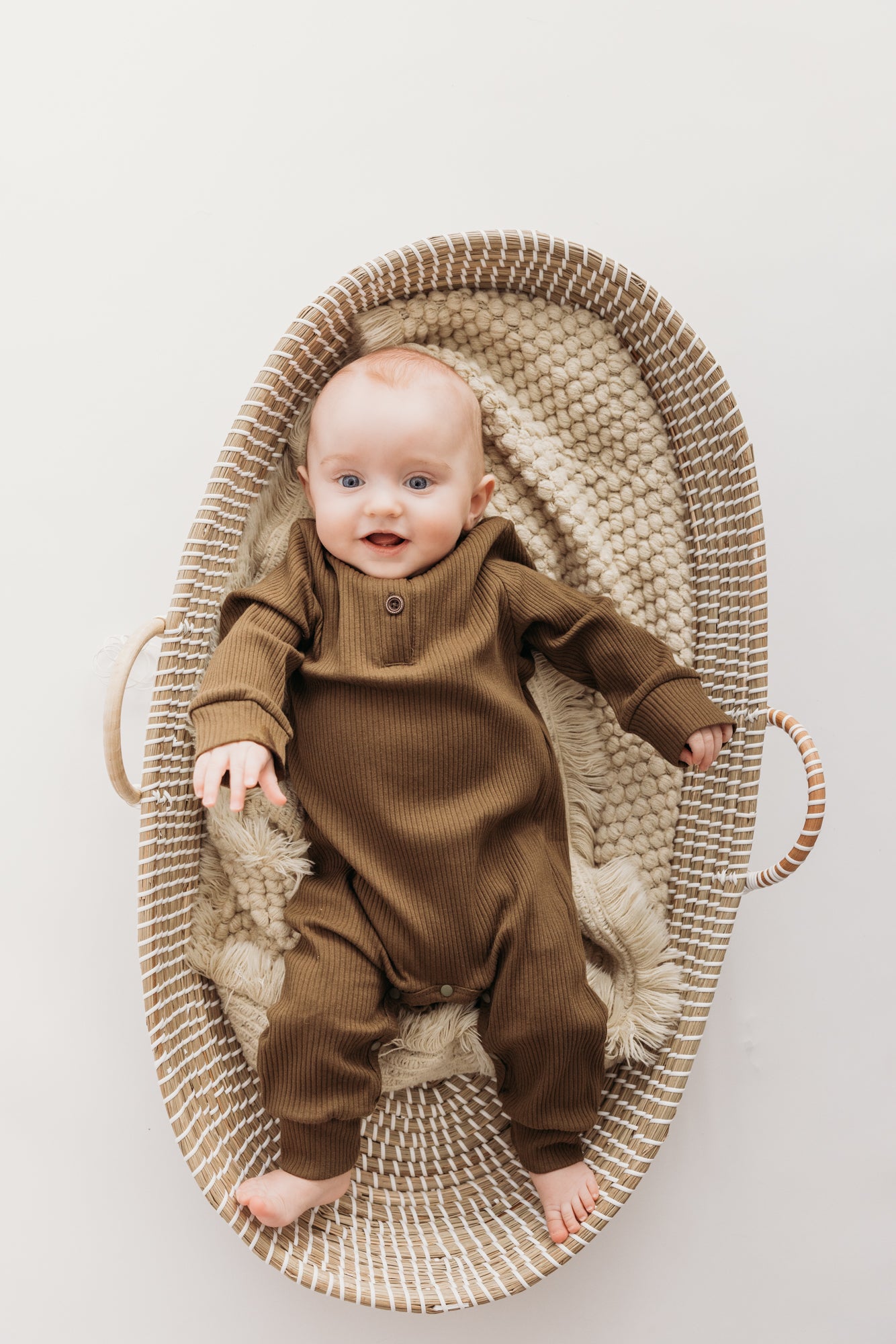 Knitted Button Jumpsuit Olive