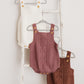 Knitted Sleeveless Boho Romper Cocoa