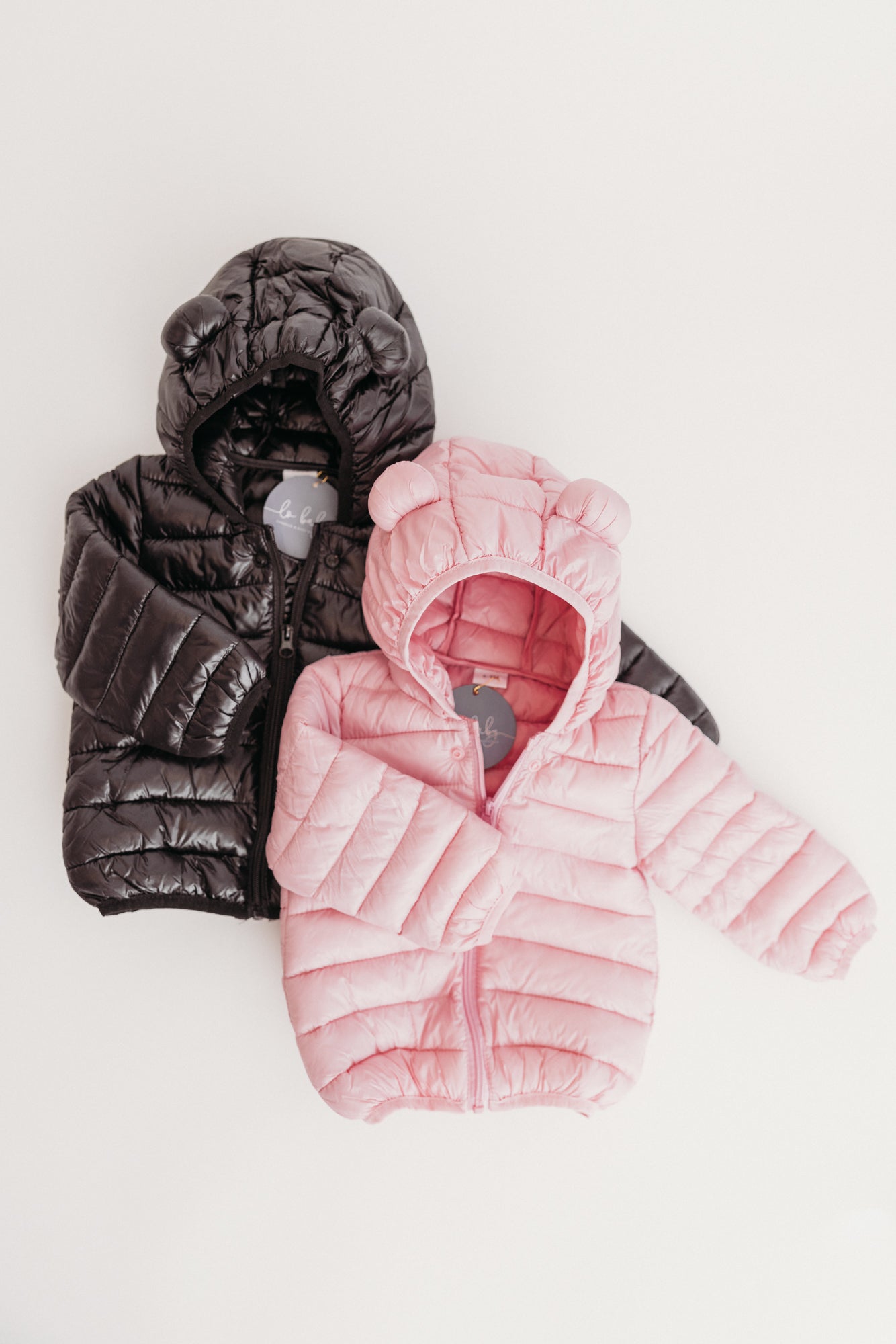 Baby Puffer Jacket Bunny Ears Pink – LO Baby Boutique