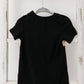 Black Basic Romper Stripe Detail